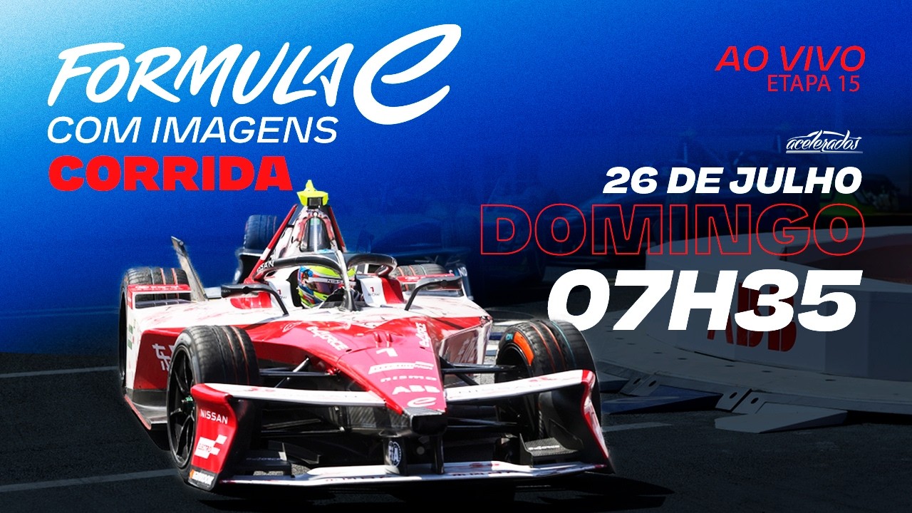 FÓRMULA E - AO VIVO E COM IMAGENS - CORRIDA - E-PRIX DE TÓQUIO - 7H35