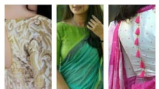 Lenin sarees with blouse designs / latest linen sarees with designer blouses / trending lenin cotton
