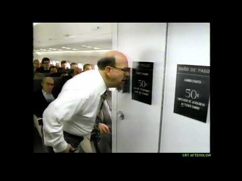 1989 Alaska Airlines Commercial | Other Low Fare Airlines Might Charge to use Restroom