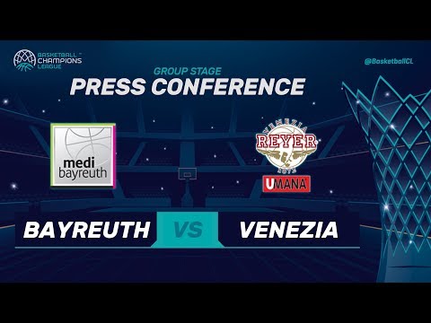 medi Bayreuth v Umana Reyer Venezia - Press Conference - Basketball Champions League 2017-18