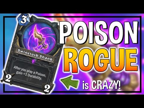 Poison Weapon Rogue IS CRAZY FUN!! | Forged in the barrens | Hearthstone |