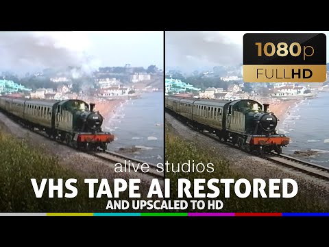 VHS Tape Transfer AI Restored and Upscaled to HD (remastered in 2022)
