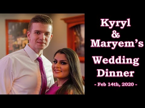 Kyryl & Maryem's Valentine's Day Wedding Dinner