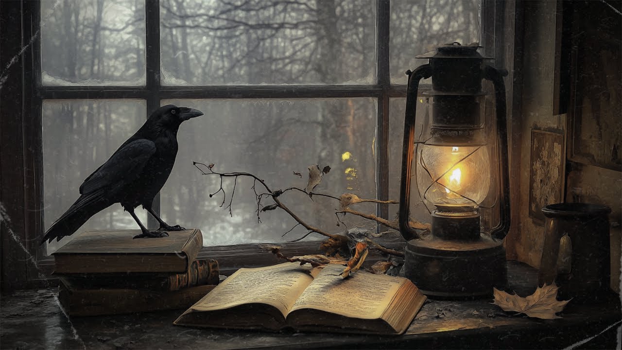 𝔈𝔠𝔥𝔬𝔢𝔰 𝔦𝔫 𝔱𝔥𝔢 𝔖𝔫𝔬𝔴𝔰𝔱𝔬𝔯𝔪 - Dark Academia Instrumentals - Haunting Melodies for Winter’s Embrace