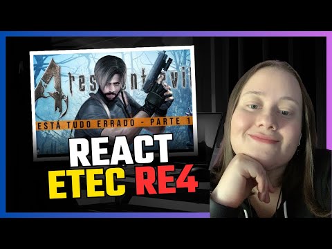 REACT: ESTÁ TUDO ERRADO COM: Resident Evil 4 - 1/2 @TheMFW