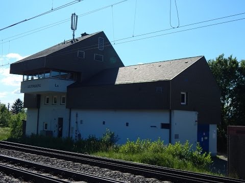 Züge in Leutersberg Mai 2014