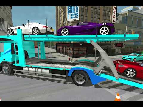 Airplane Pilot Car Transport Sim-Car Transporter Video