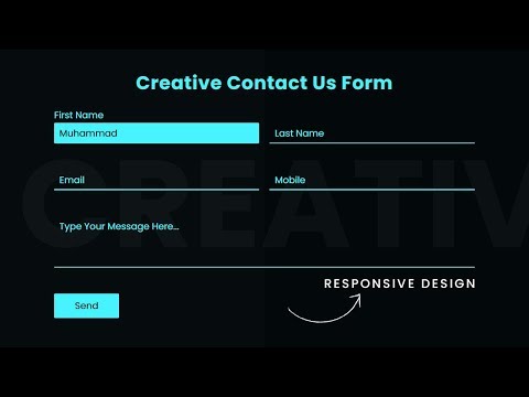 , title : 'CSS3 Contact Us Form Design with Floating Placeholder | Responsive Design