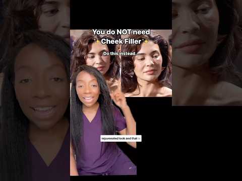 You DO NOT need cheek filler. Do this instead!! #fillers #skinbooster #polynucleotides