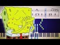 SPONGEBOB SQUAREPANTS In 4 Levels Of Piano Playing
