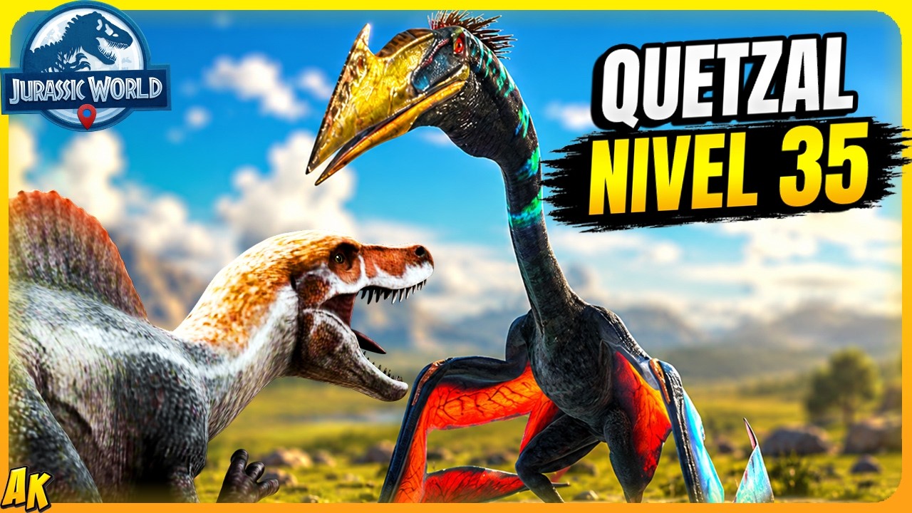 GANA FACIL al QUETZALCOATLUS REBIRTH NIVEL 35 | Asalto Jurassic World Alive