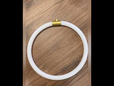 Накладка-з'єднувач гнучкого неону 24 мм Т-подібна металева золото