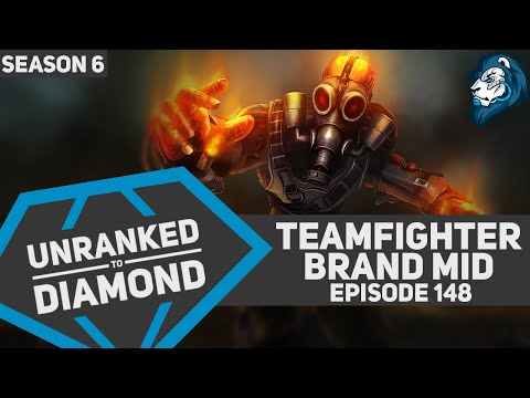 Teamfighter BRAND Mid - Unranked to Diamond - Episode 148 (Arcade Riven Skin Giveaway)