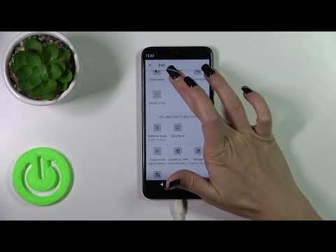 How to Add Tiles to Top Menu on Alcatel 1SE Lite  - Remove  Notification Panel Shortcuts