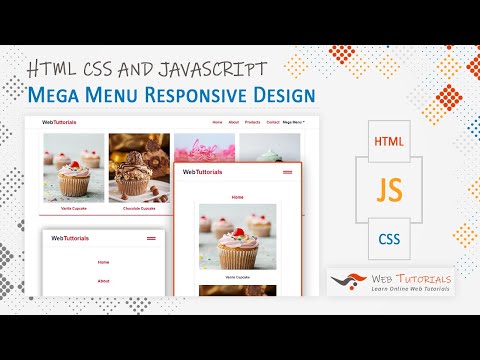 Mega Menu Responsive Design Using Html Css And Javascript