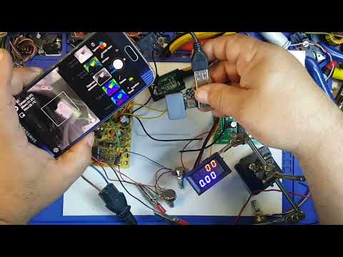 Тест шунта  из СМД резистора под нагрузкой , проверка вольтамперметра.