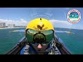 Blues Angels High Sneak Pass In Cockpit Fort Lauderdale Air Show