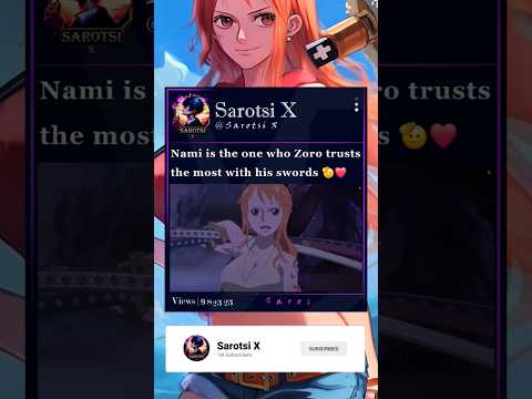 #zoro #nami #sword #onepiece