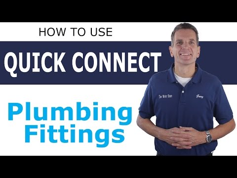How to use Quick Connect (John Guest type) Plumbing Fittings