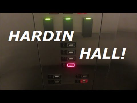 Amazing motor! Montgomery KONE hydraulic elevator (North) at Hardin Hall UNL