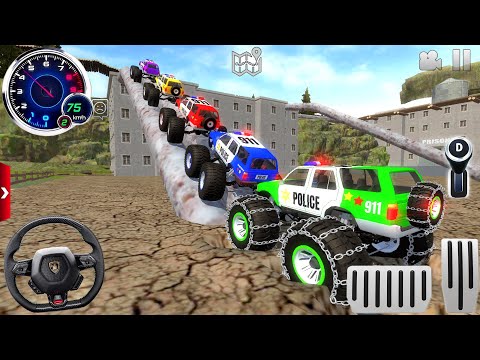 Juegos De Carros - Police Monster Truck Racing Offroad Simulator #1 - Android / IOS GamePlays 2025