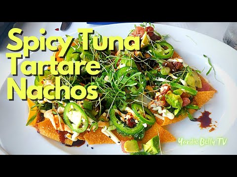 SPICY TUNA TARTARE NACHOS RECIPE | KYLE G's SEAFOOD RESTAURANT INSPIRED