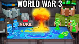Download lagu VILLAGERS & PILLAGERS fight World War III in Minecraft mp3
