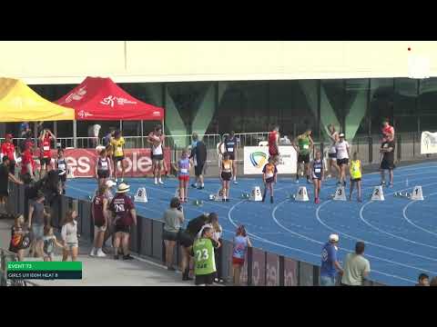 U11 Girls 100m Heat 8: 2022 Commonwealth Bank State Combined Events Championships - Sunday