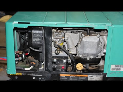 Onan 4000 generator fix, runs fine then stops