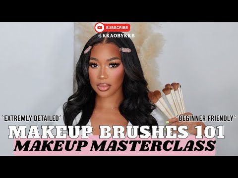 MAKEUP BRUSHES 101 | MAKEUP MASTERCLASS