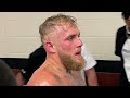 BLOODIED JAKE PAUL EXHAUSTED IMMEDIATELY AFTER ANDERSON SILVA WIN; CELEBRATES WITH TEAM & FAMILY