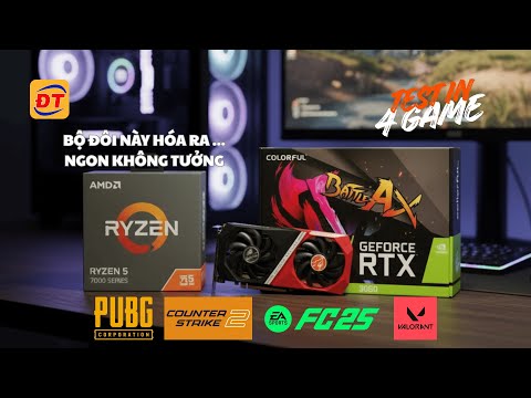 Timelapse và trải nghiệm một số tựa game hot với hệ thống gaming PC Ryzen 5 7500F - RTX 3060 12GB
