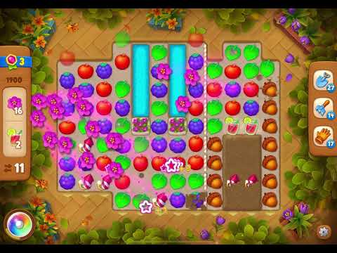 GardenScapes Level 1900 no boosters (20 moves)