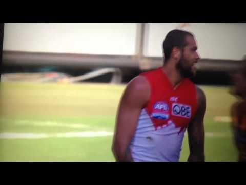 Hodge kisses buddy 2014 AFL grand final Hawthorn Geelong