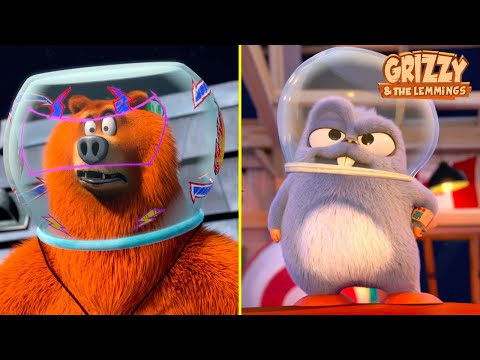Time Travel I Grizzy & the lemmings Compilation 🐻🐹