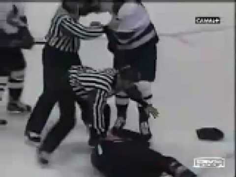 Ed Jovanovski vs Adam Deadmarsh - Hockey Fight