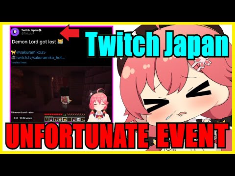【Hololive】Miko's Unfortunate Events Tweeted By Twitch Japan ft. Luna, Kanata【Minecraft】【Eng Sub】