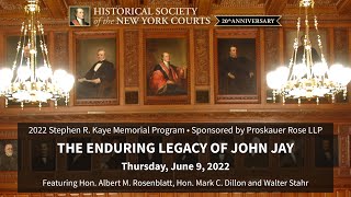 The Enduring Legacy of John Jay — Full Program Video