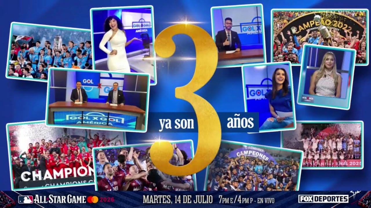 🥳⚽ ¡ESTAMOS CELEBRANDO! | Tres año de GolXGol América en FOX Deportes