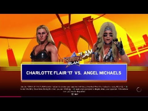 WWE 2K20: Charlotte Flair Vs Angel Michaels