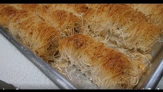 קינוח לראש השנה -שערות  קדאיף עם מלית אגוזים וסירופ ריחני טעים ומהיר בקלי קלות הערוץ הרשמי