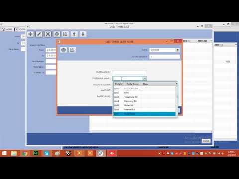 FAQ141 How to add debit note