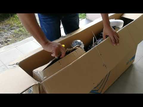 Java Aria Folding Bike Unboxing... Part 1...