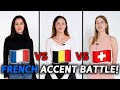 France vs Belgium vs Swiss Language differences!  French Accent Comparison