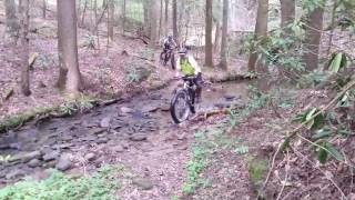 Expect plenty of stream crossings on Sheltowee Section 31.