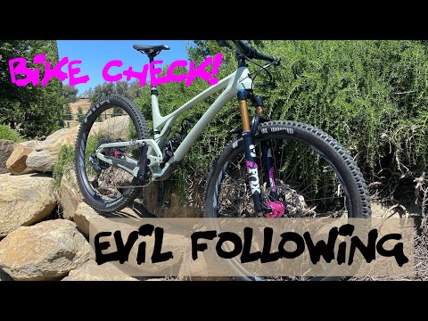 2021 EVIL FOLLOWING BIKE CHECK! FULL CUSTOM BUILD REVIEW! #evilfollowing