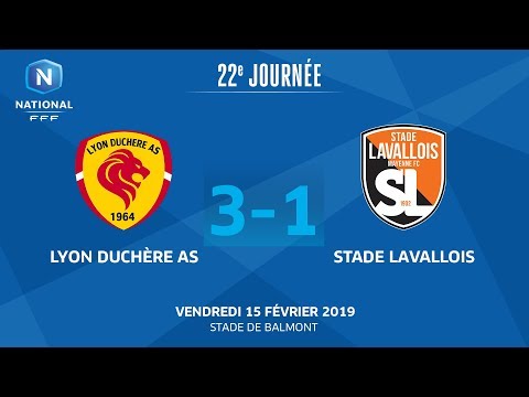 J22 : Lyon Duchère AS - Stade Lavallois (3-1), le résumé I National FFF 2018-2019