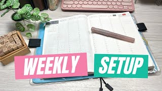 🔴 Plan With Me | Weekly Spread Hobonichi Cousin