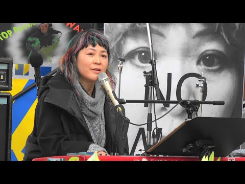原田郁子 Ikuko Harada（）/ LIVE［No War 0305 Presented by 全感覚祭］2022.3.5 @新宿駅南口バスタ前 Shinjuku,Tokyo のサムネイル