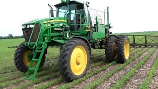 Spraying Soybeans and Digging